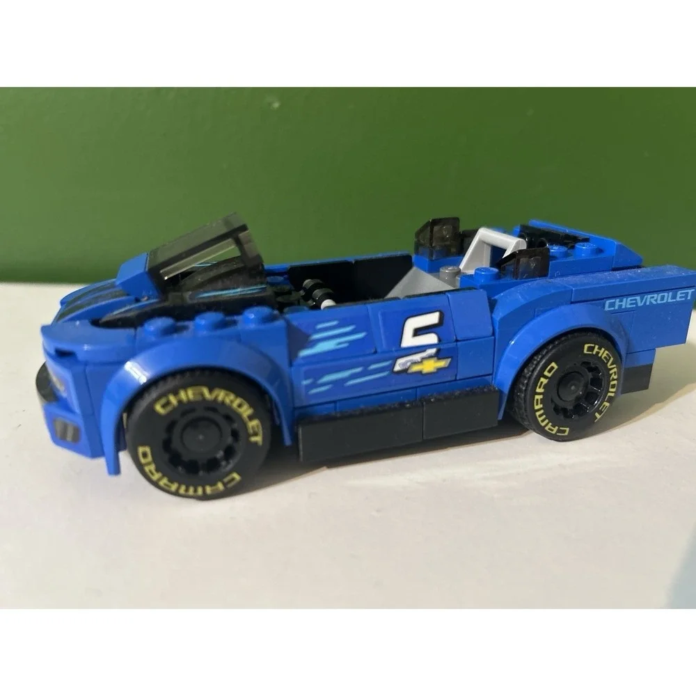 LEGO Speed Champions Chevrolet Camaro ZL1 Race Car Blue 75891